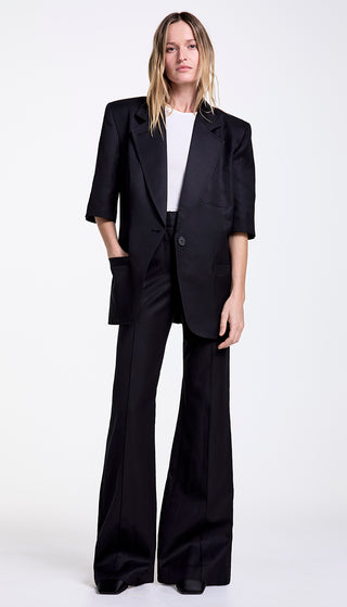 Short Sleeve Oversized Blazer