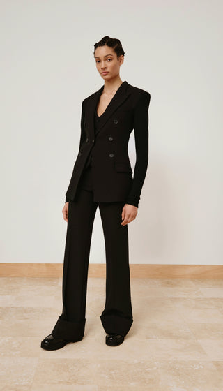 Not A DB Blazer With Jersey Sleeve