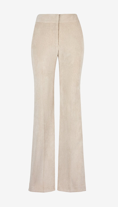 Beige pants on a white background