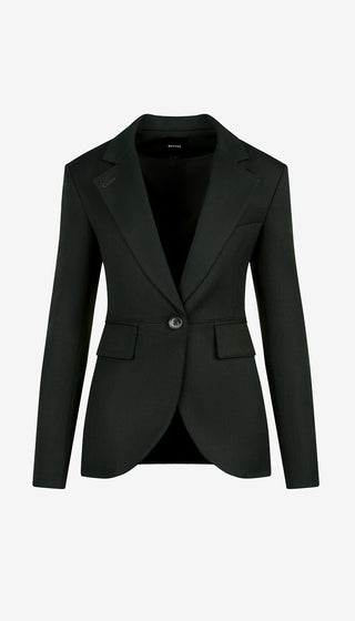 Black blazer on a white background