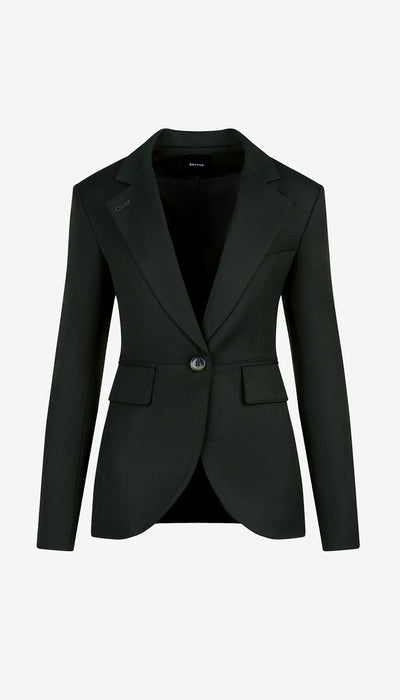 Black blazer on a white background