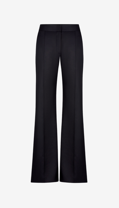 Wide Leg Pintuck Trouser