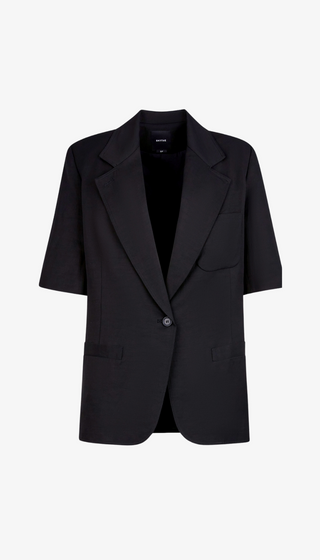 Short Sleeve Oversized Blazer