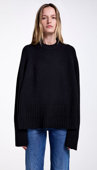 Cashmere Oversized Step Hem