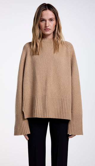 Cashmere Oversized Step Hem