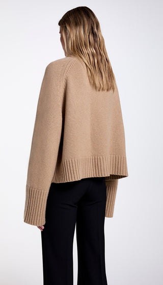 Cashmere Oversized Step Hem