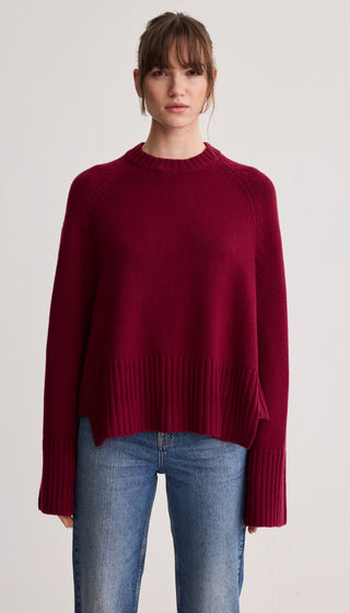 Cashmere Oversized Step Hem