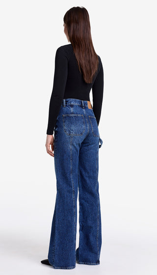 Dove Carpenter High Rise Wide Leg Jean