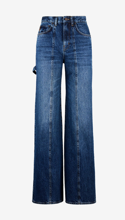 Dove Carpenter High Rise Wide Leg Jean