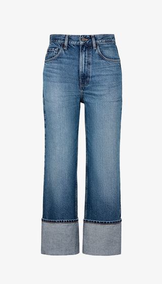Hawk High Rise Cuffed Jean