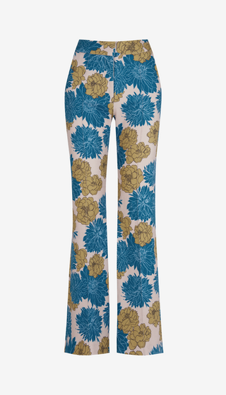 Wide Leg Pintuck Trouser