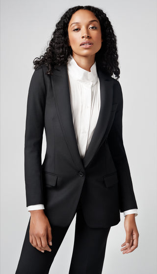 Long Notched Blazer