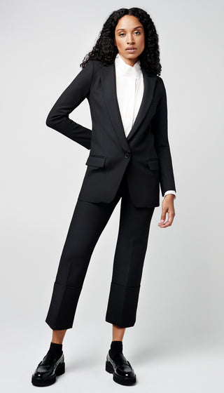 Long Notched Blazer