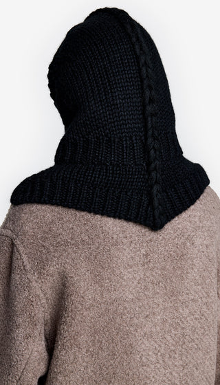 Reverse Seam Hooded Snood