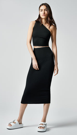 Pull On Rib Skirt