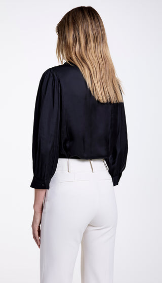 Shirred Pocket Blouse