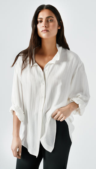 Fluid Drop Shoulder Blouse