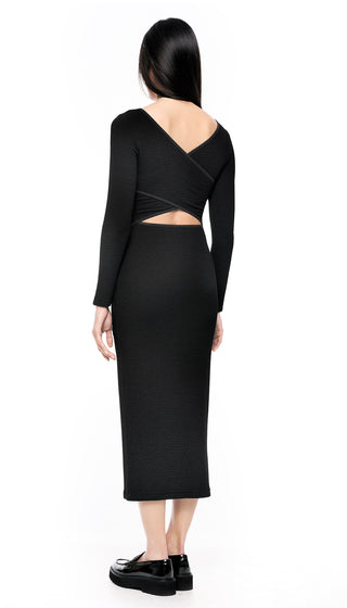 Reversible Cut Out Midi Dress