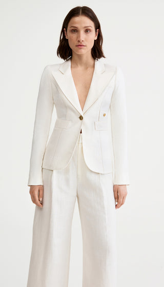 Linen Classic Duchess Blazer