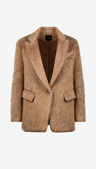 Long Lapel Outerwear Blazer