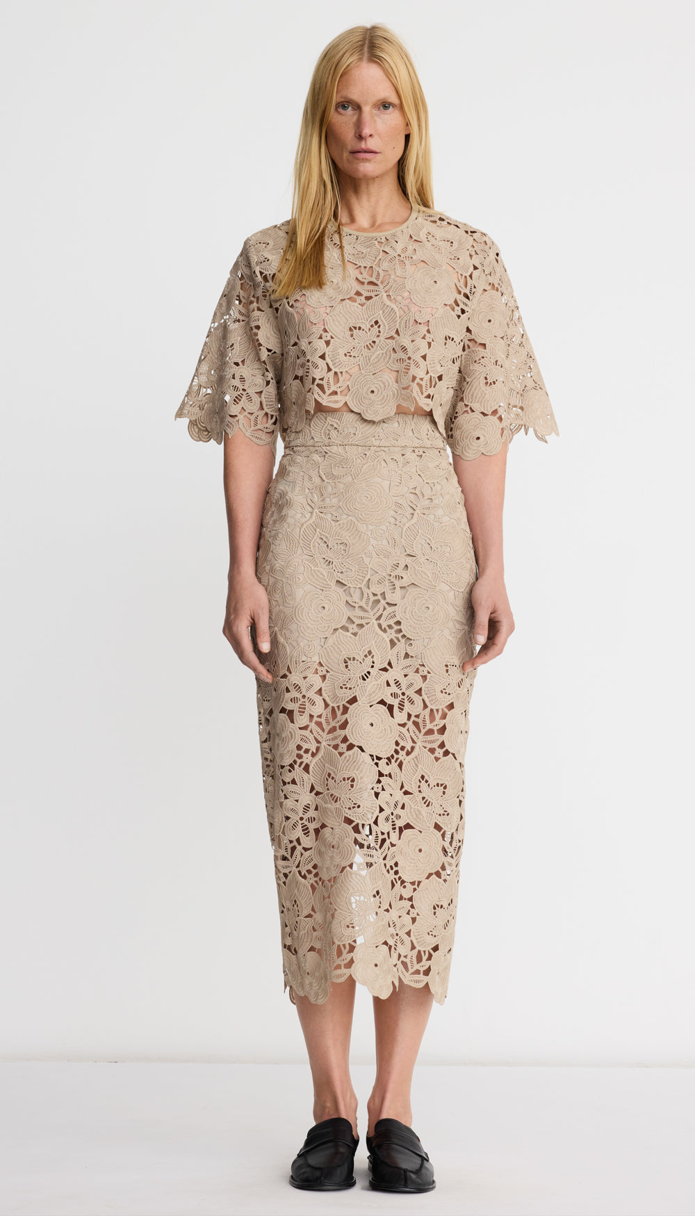 lace see through maternity dress Lacy Maternity Dress (Small Ready to ship) L main image 0