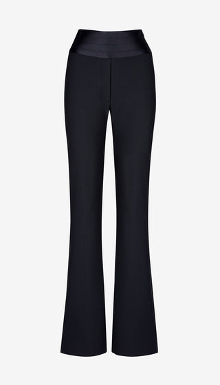 Black pants on a white background