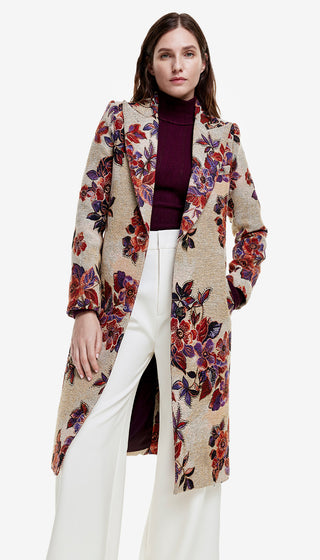 Peaked Lapel Coat