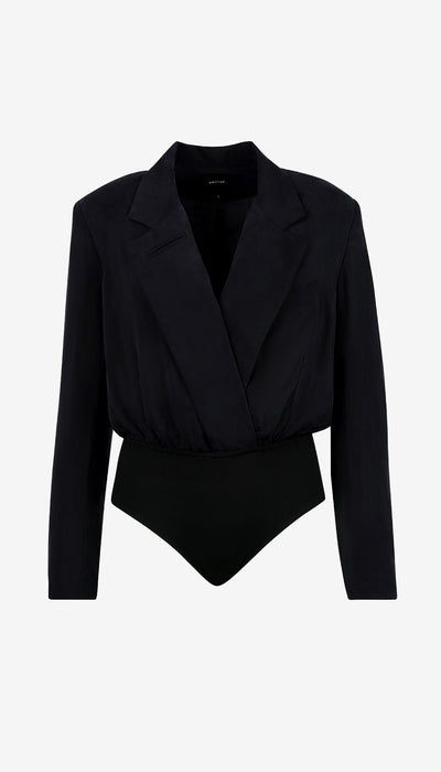 Black blazer on a white background