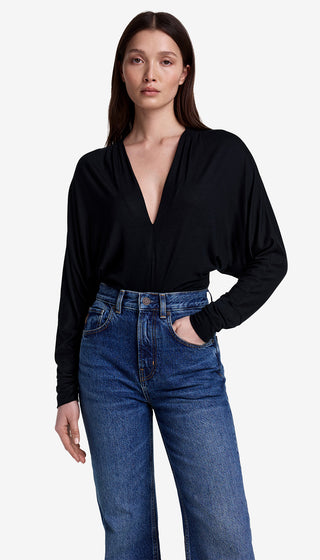 V-Neck Dolman Bodysuit