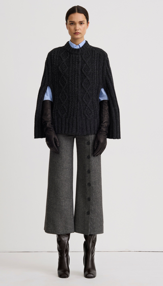 Button Front Culotte