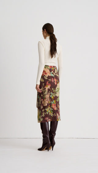 Asymmetrical Overlay Skirt