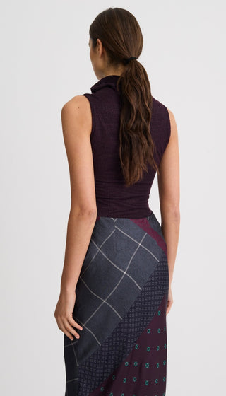 Cowl Neck Knit Shell