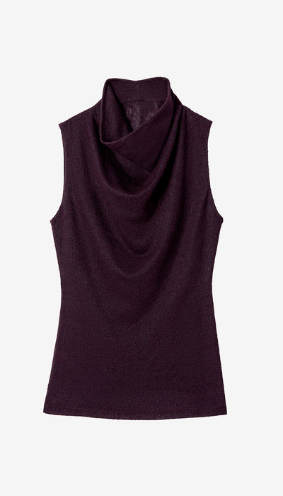 Cowl Neck Knit Shell