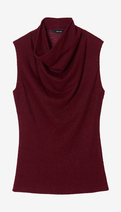 Cowl Neck Knit Shell
