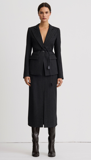 Front Slit Trouser Skirt