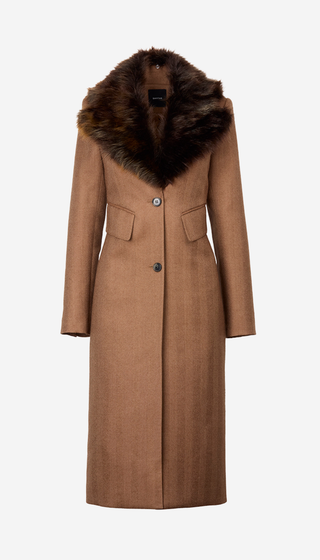 Brando Coat With Detachable Collar