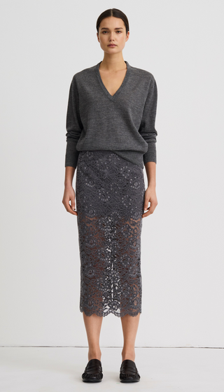 Lace Pencil Skirt