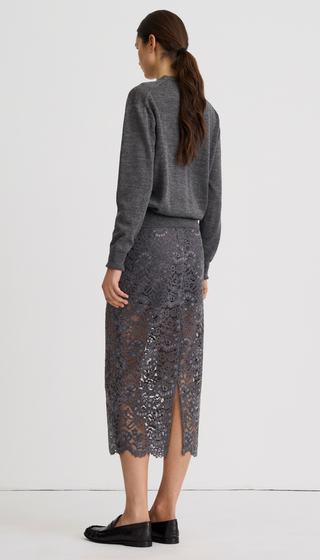 Lace Pencil Skirt