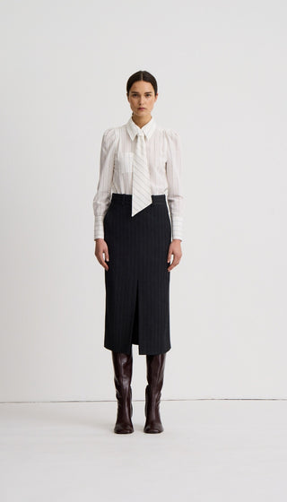 Front Slit Trouser Skirt
