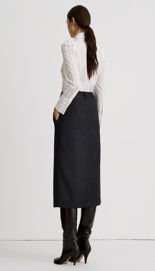Front Slit Trouser Skirt
