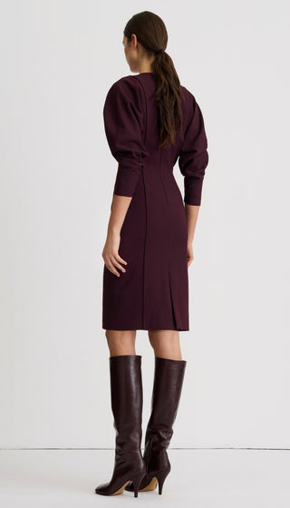 V-Neck Dolman Dress