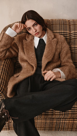 Long Lapel Outerwear Blazer