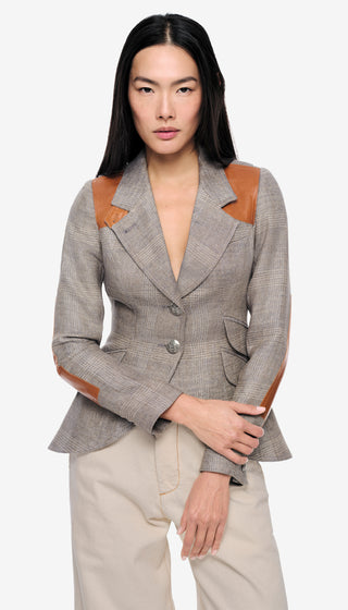 Hunting Blazer With Rectangle Elbow Patch