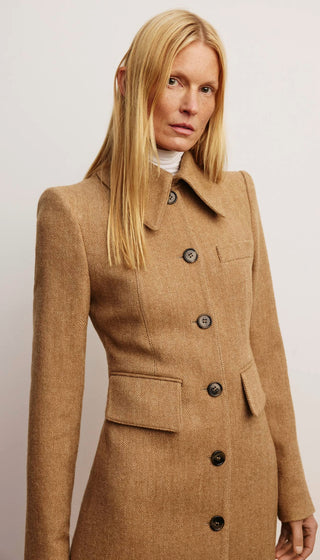 Tailored Point Collar Coat