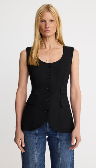 Portrait Neck Vest