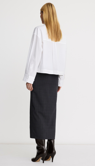Two-Way Front Ruffle Skirt
