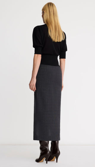 Two-Way Front Ruffle Skirt