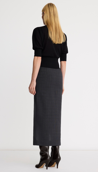 Two-Way Front Ruffle Skirt