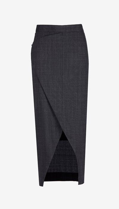 Two-Way Front Ruffle Skirt
