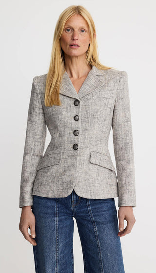 Shrunken Button Up Blazer